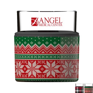 Asobu® Stainless Steel On the Rocks Holiday Kuzie & Old Fashioned Glass, 10.5oz. - DN1955