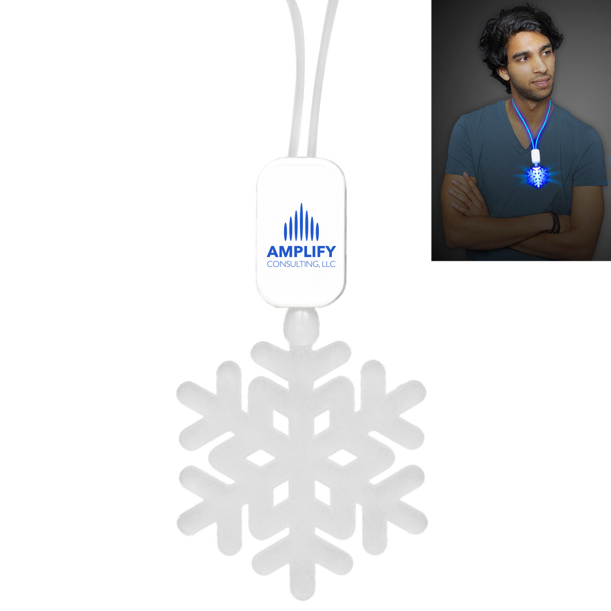 Product Photo 1 Snowflake LED Pendant Necklace