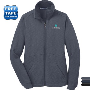 Port Authority® Slub Fleece Full Zip Ladies' Jacket - WJ6204