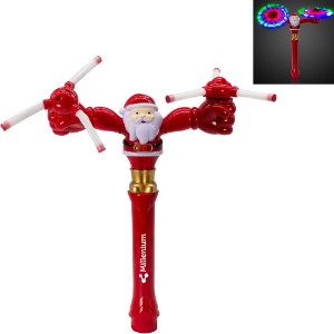 Santa Claus LED Spinner Wand - BX1475