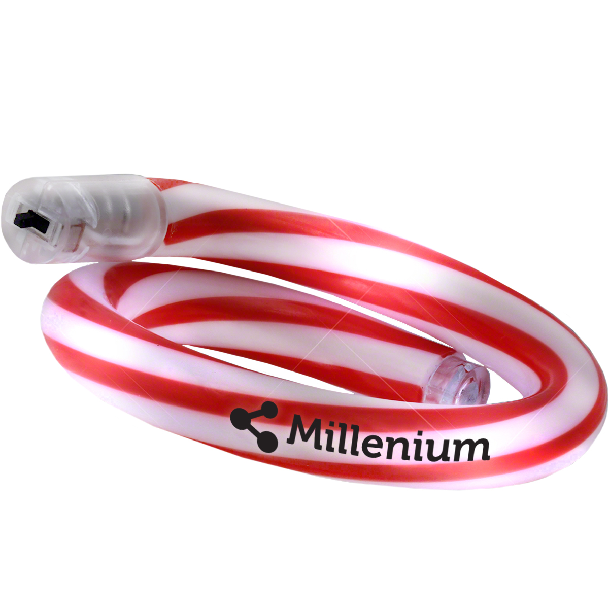 Product Photo 1 Candy Cane Light Up LED Tube Bracelet