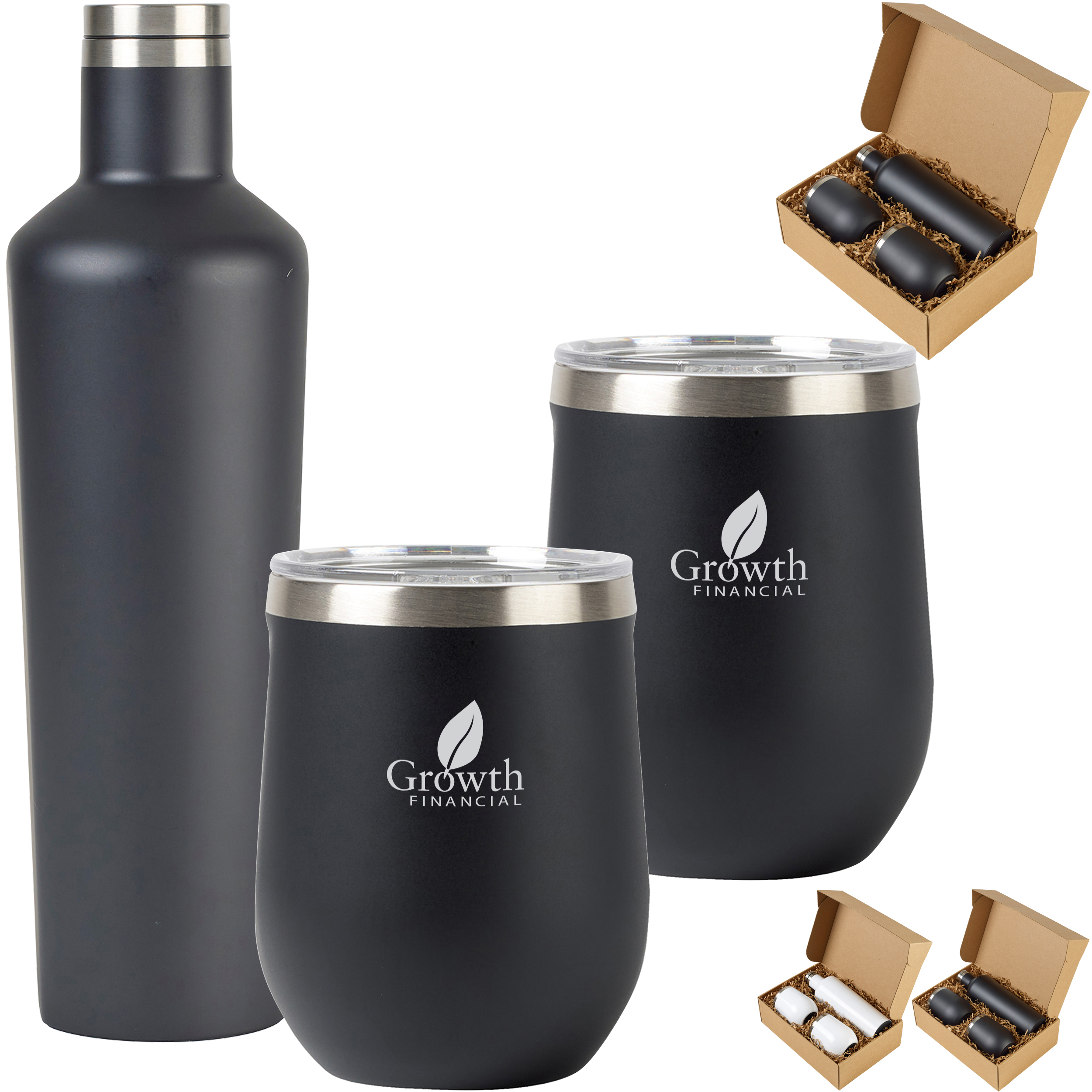 Product Photo 1 Corkcicle® Canteen & Stemless Wine Cup Gift Set