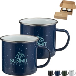 Speckle-It™ Camping Mug Gift Box Set, 16 oz. - EV2702