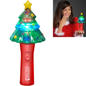 Christmas Tree Spinning LED Light Wand - AH1460