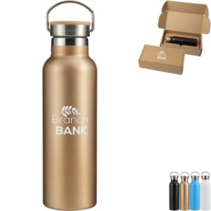 Breckenridge Stainless Steel Bottle w/ Gift Box,  21 oz. - EV2707