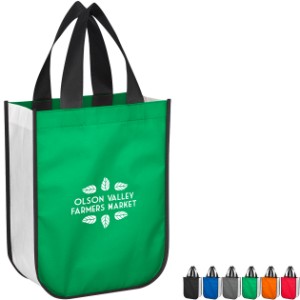 Non-Woven Shopper Tote Bag with 100% RPET Material - HT9736
