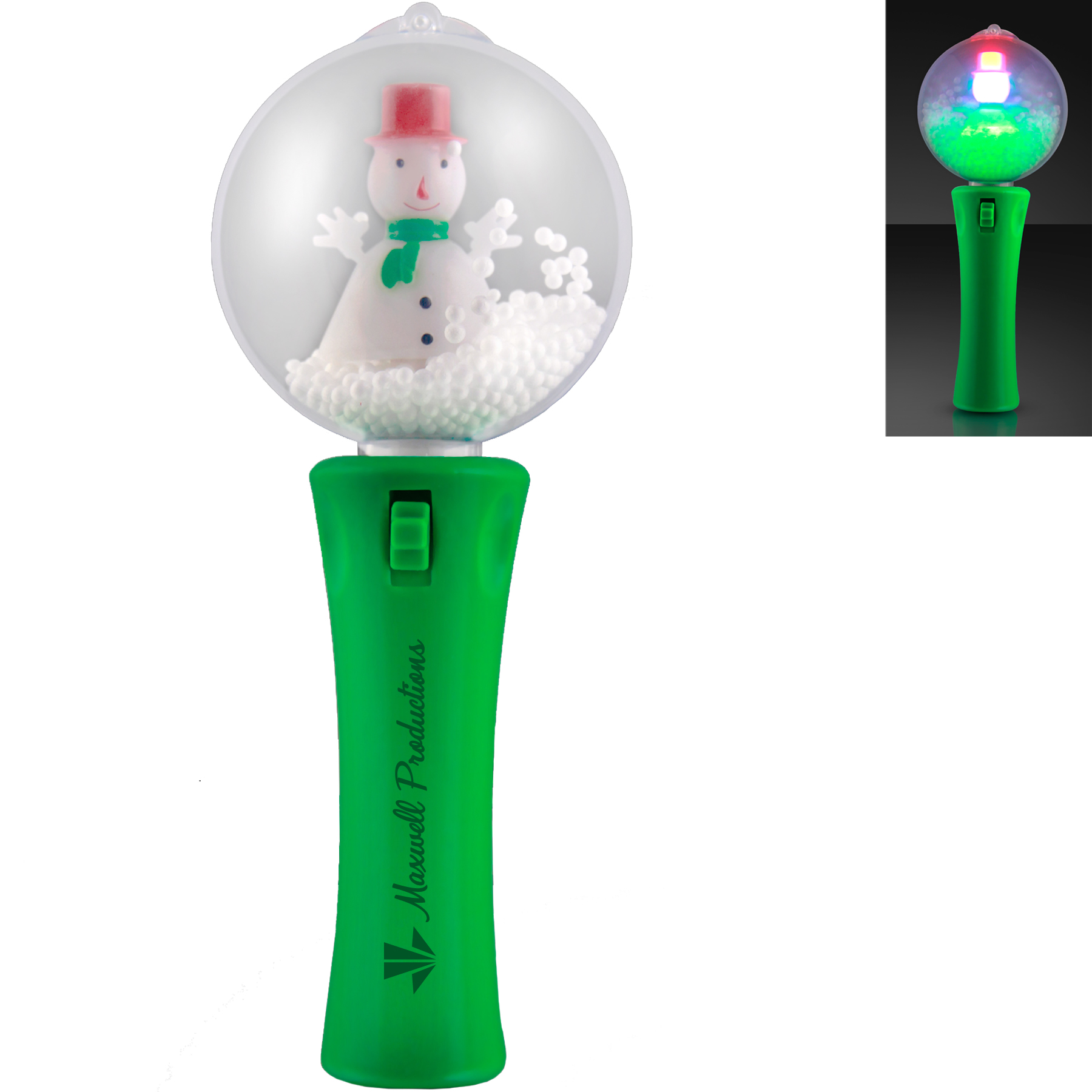 Product Photo 1 Snowman Spinning LED Light Wand