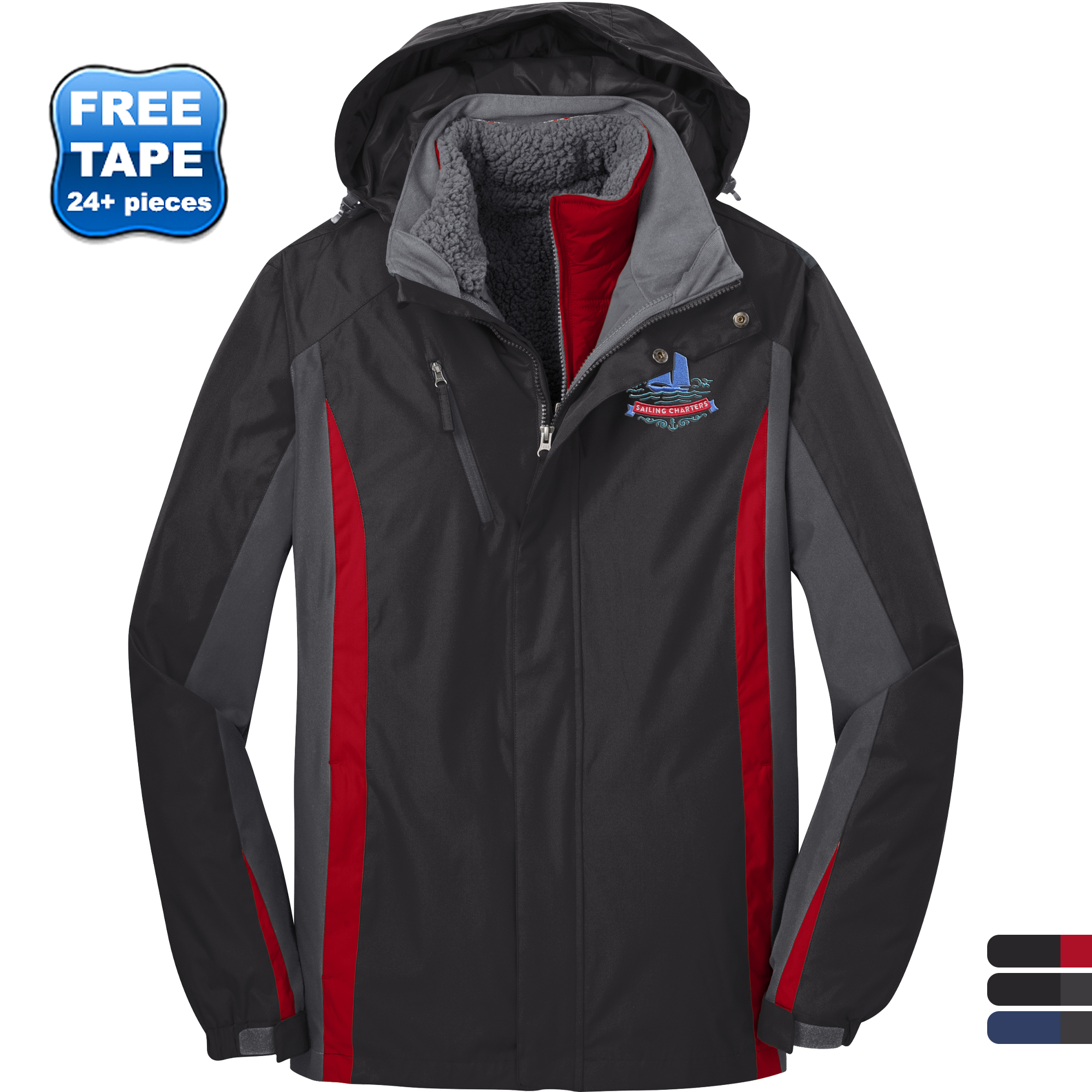 Product Photo 1 Port Authority® Colorblock 3-in-1 Men's Jacket