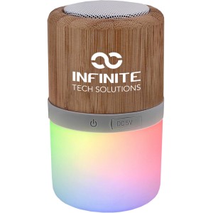Wood Tone Color Changing LED Wireless Speaker - AH1485