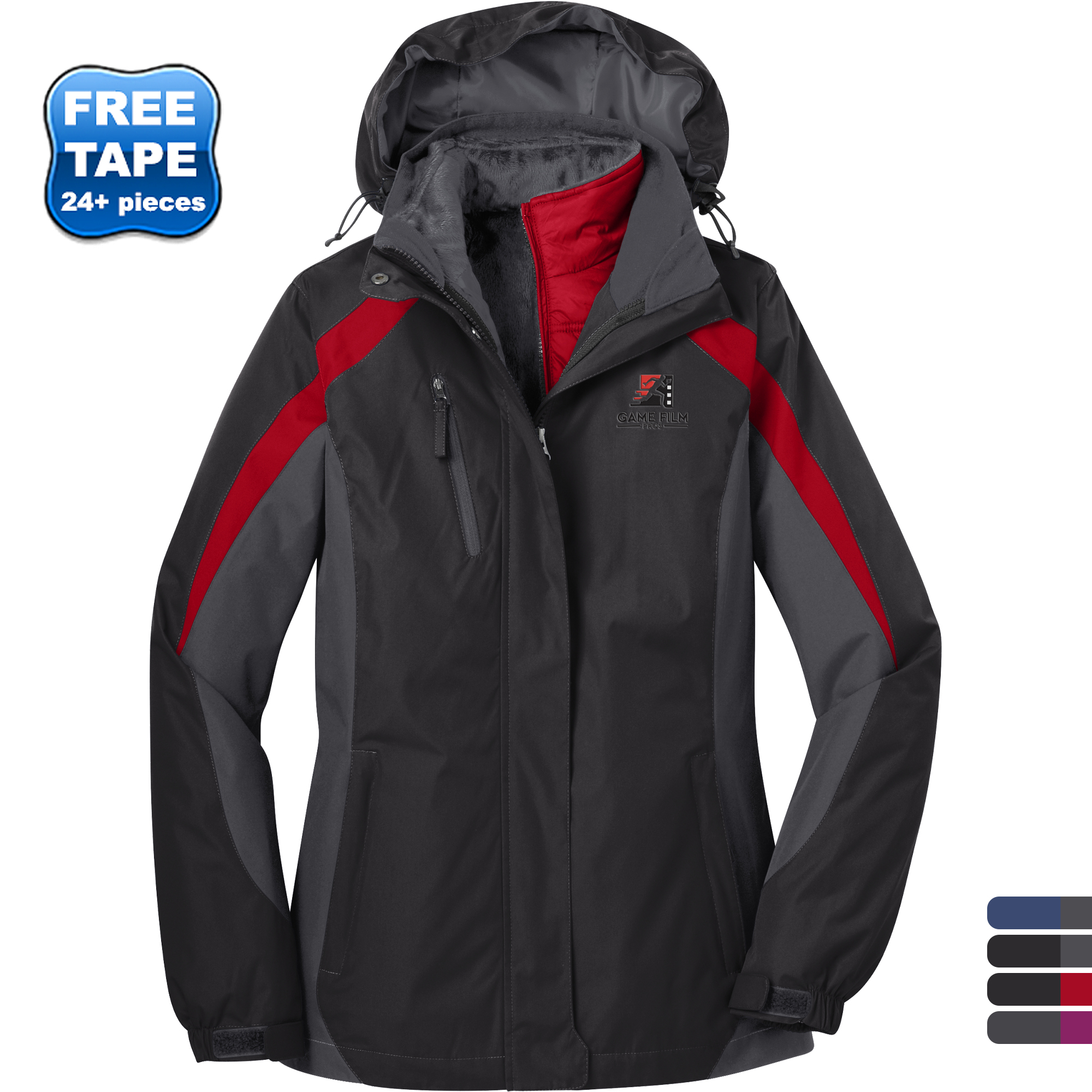 Product Photo 1 Port Authority® Colorblock 3-in-1 Ladies' Jacket