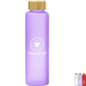 Belle Glass Bottle with Bamboo Lid, 20oz. - HT9747