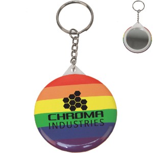 Rainbow Mirror Key Chain - LE2455