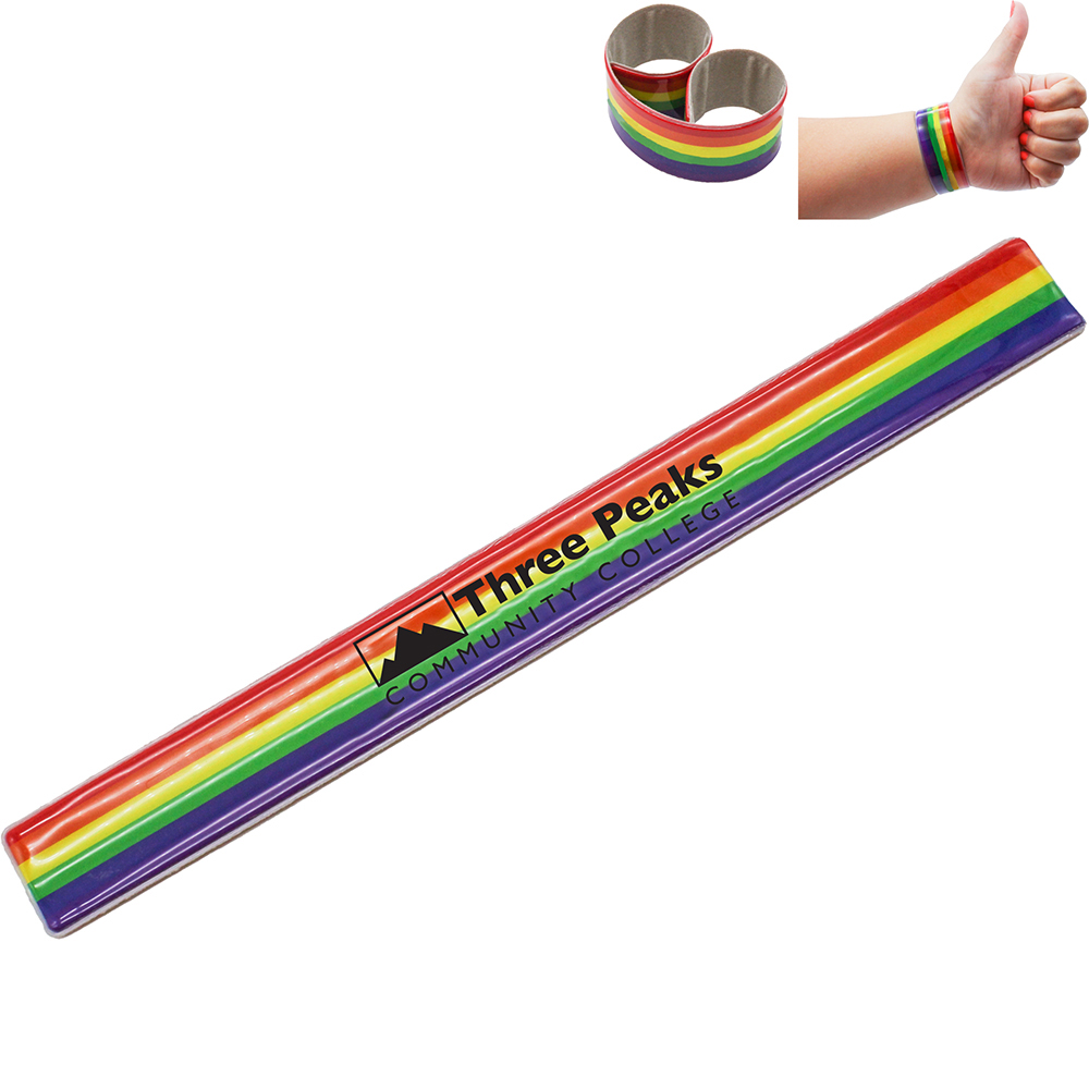 Product Photo 1 Rainbow Vinyl Slap Bracelet