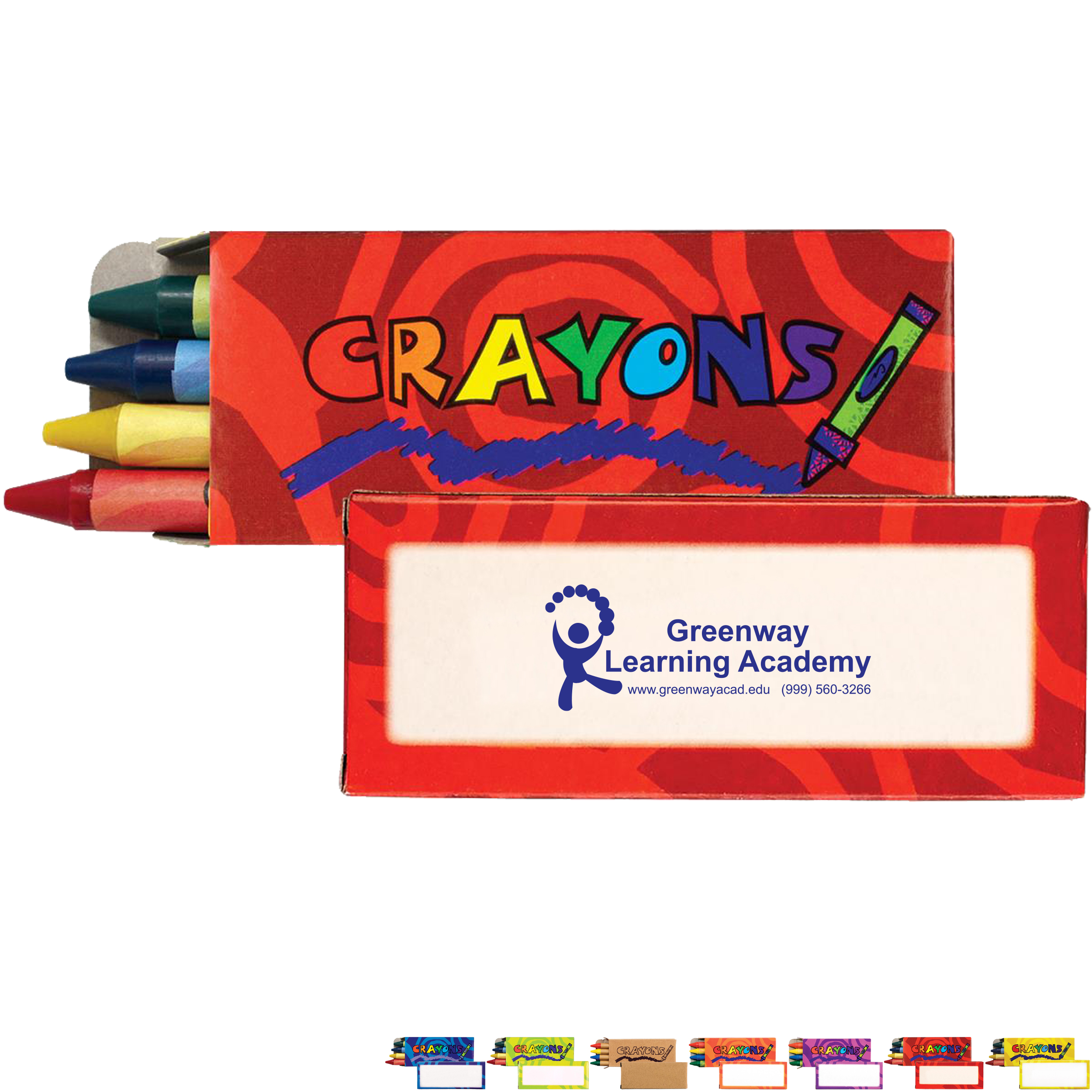 Product Photo 1 Standard Crayons, 4 Pack