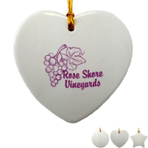 Shaped Ceramic Ornaments, 3" - GX8060