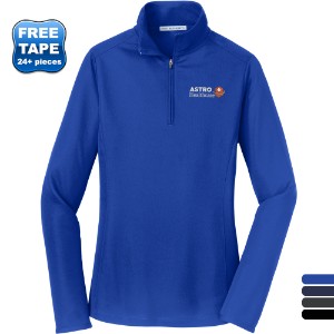 Port Authority® Pinpoint Mesh Ladies' 1/2 Zip - WJ6291
