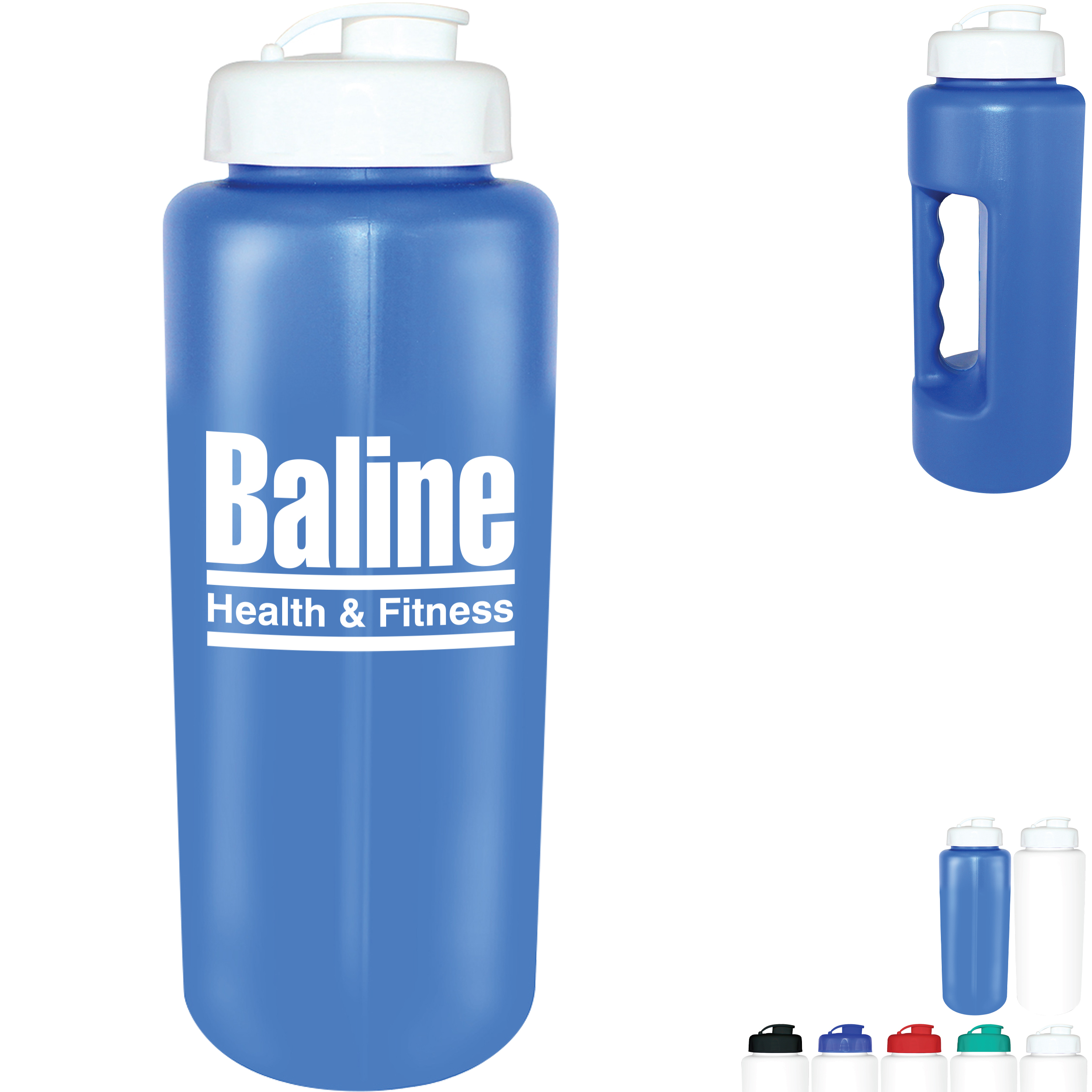 Product Photo 1 MircoHalt Grip Flip Top Cap Sport Bottle, 32 oz.