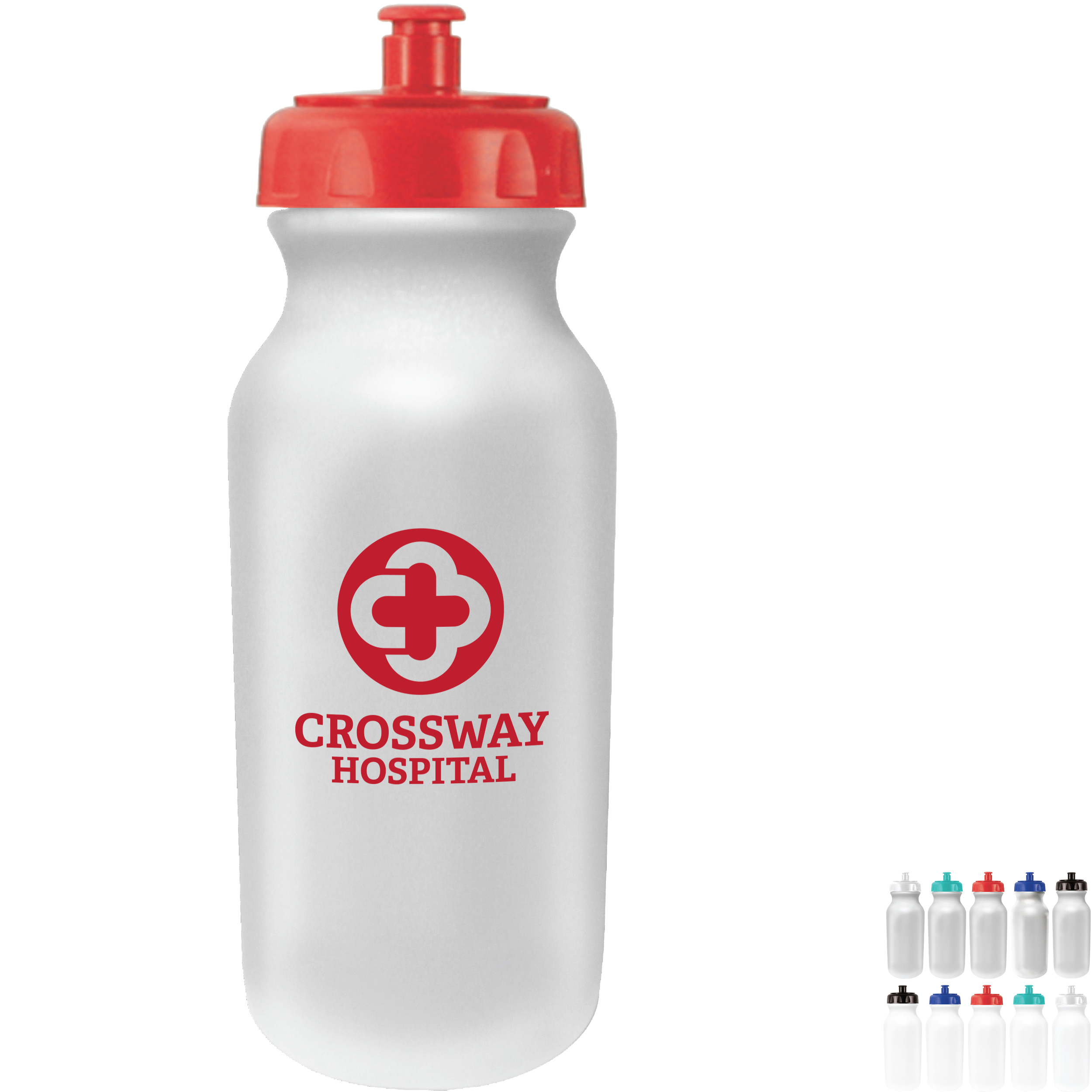 Product Photo 1 MicroHalt Value Bike Bottle Push 'n Pull Cap, 20 oz.