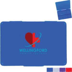 MicroHalt Six Section Pill Box, Full Color Imprint - AK3615