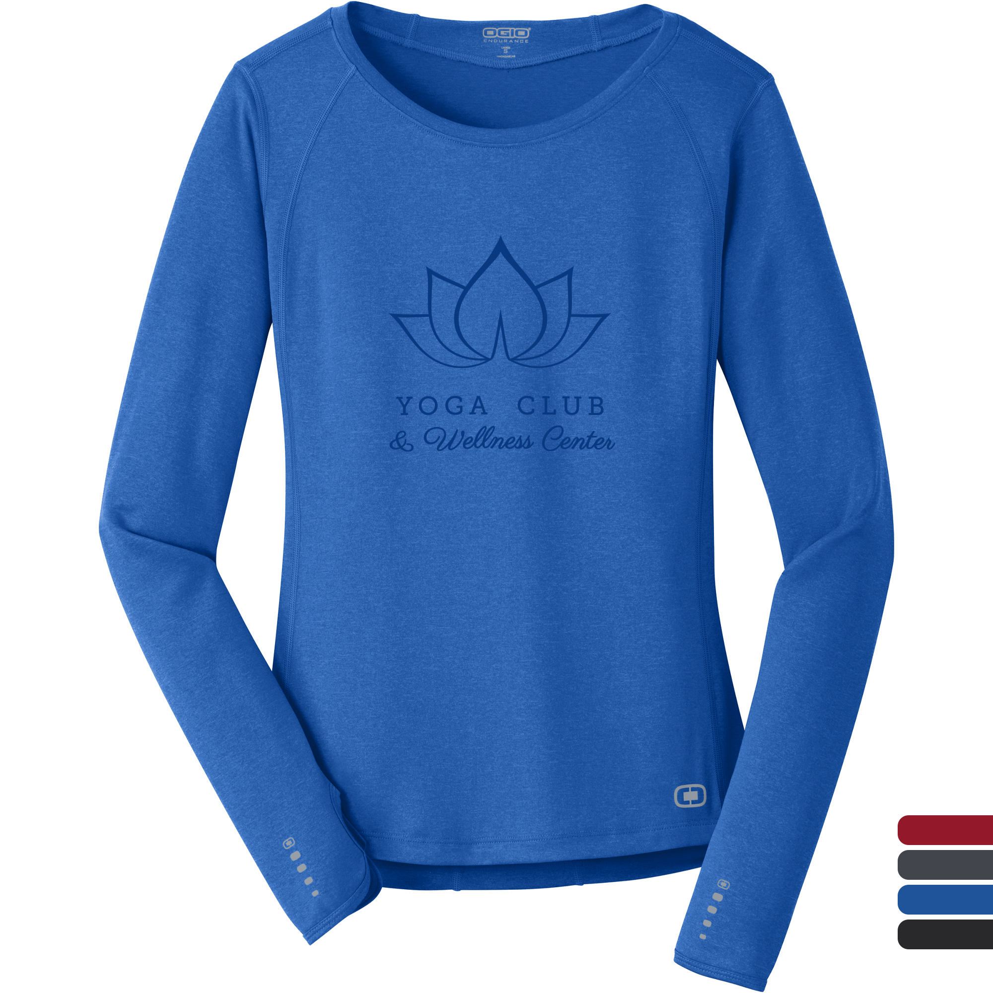 Product Photo 1 OGIO® ENDURANCE Long Sleeve Pulse Ladies' Crew Tee