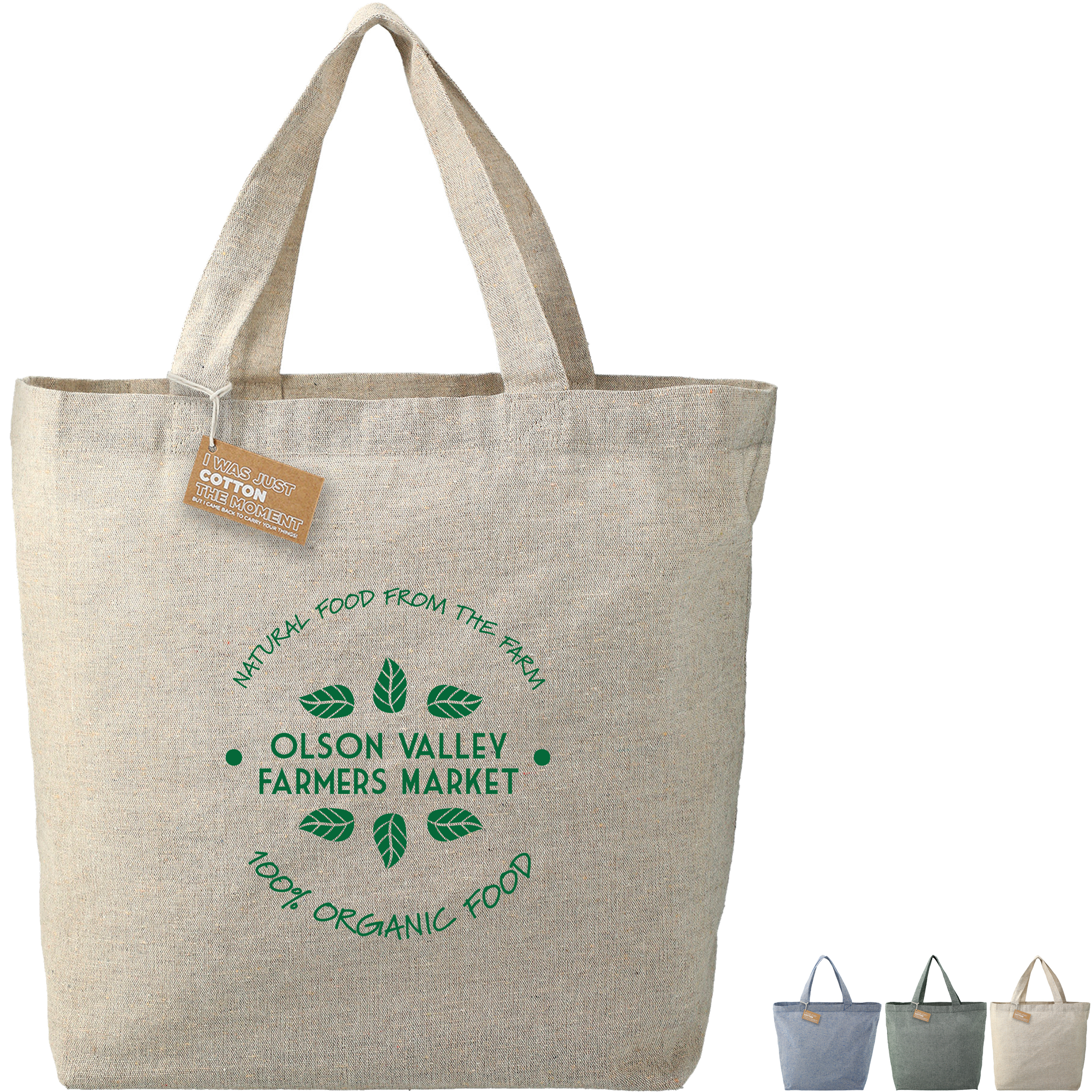 Product Photo 1 Recycled 5oz Cotton Twill Grocery Tote