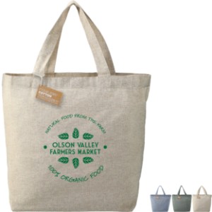 Recycled 5oz Cotton Twill Grocery Tote - BT8641
