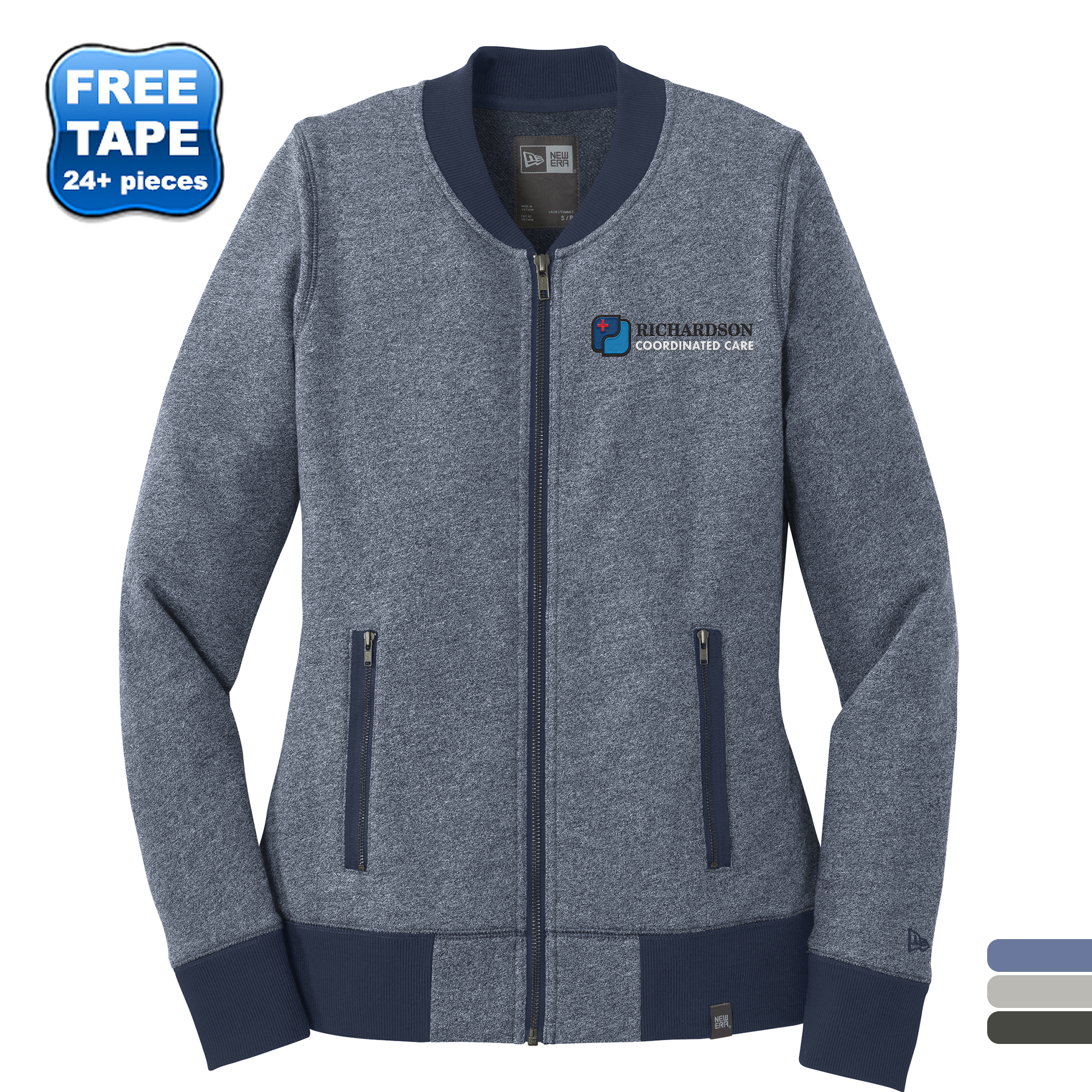 Product Photo 1 New Era® French Terry Baseball Full-Zip Ladies' Jacket