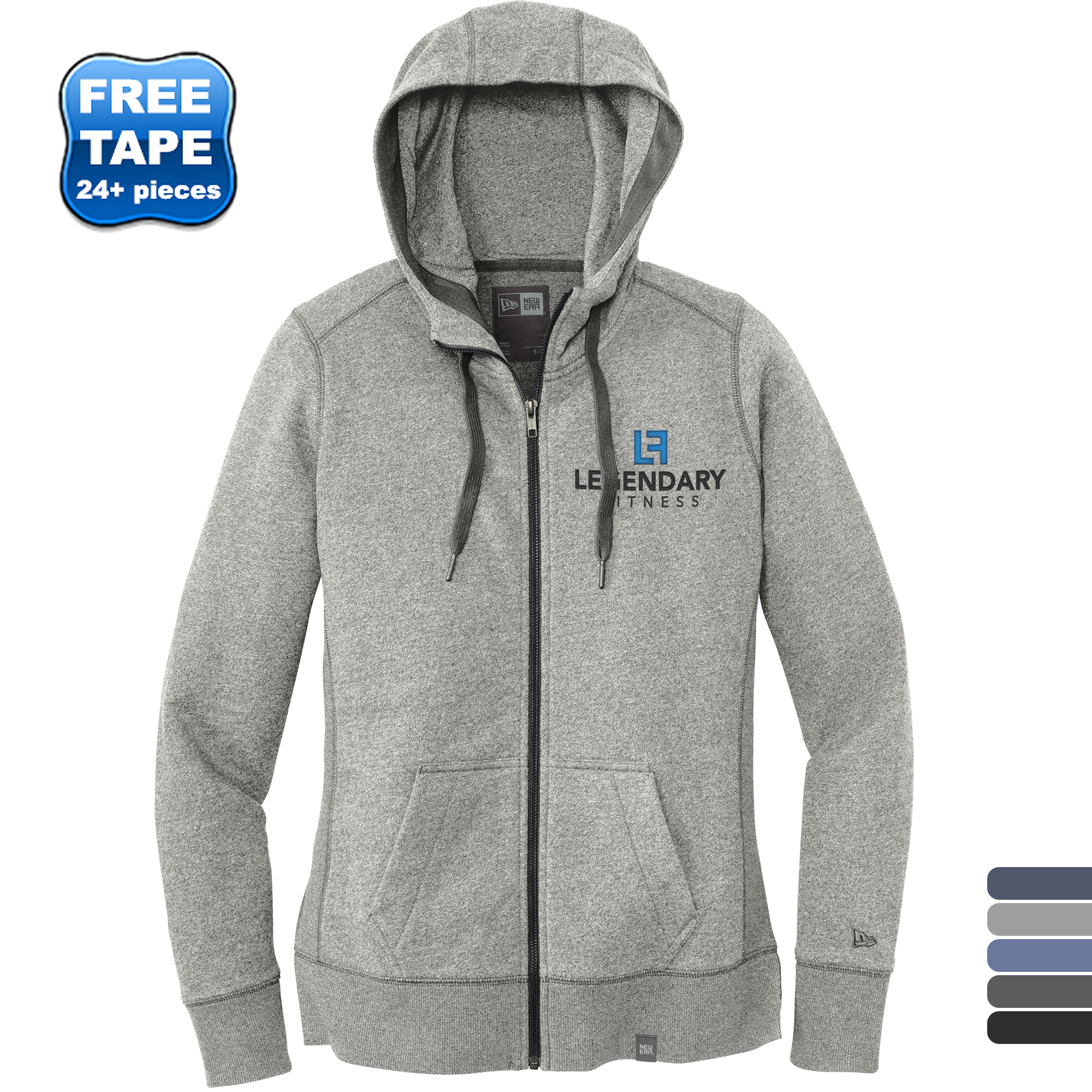 Product Photo 1 New Era® French Terry Full-Zip Ladies' Hoodie