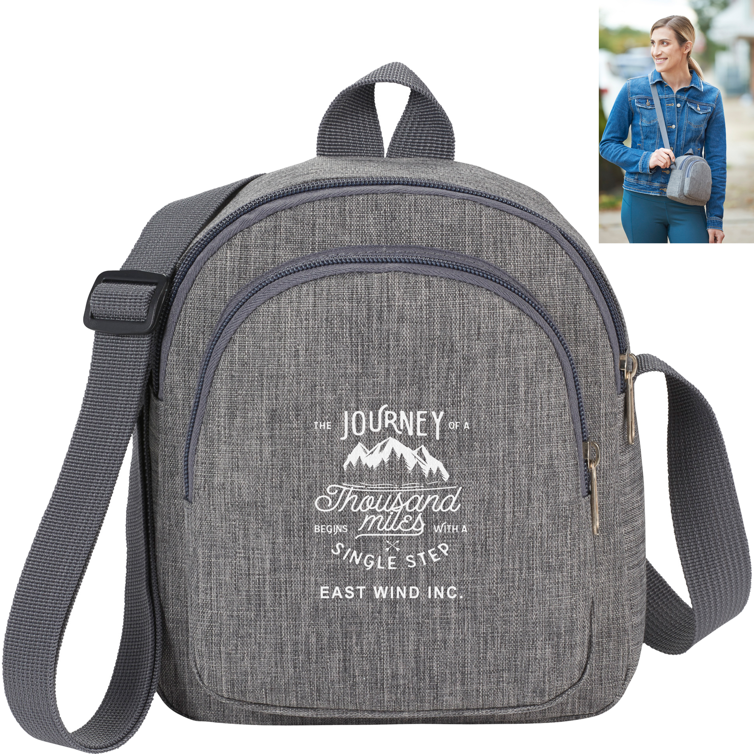 Product Photo 1 Mini Polycanvas Cross Body Sling