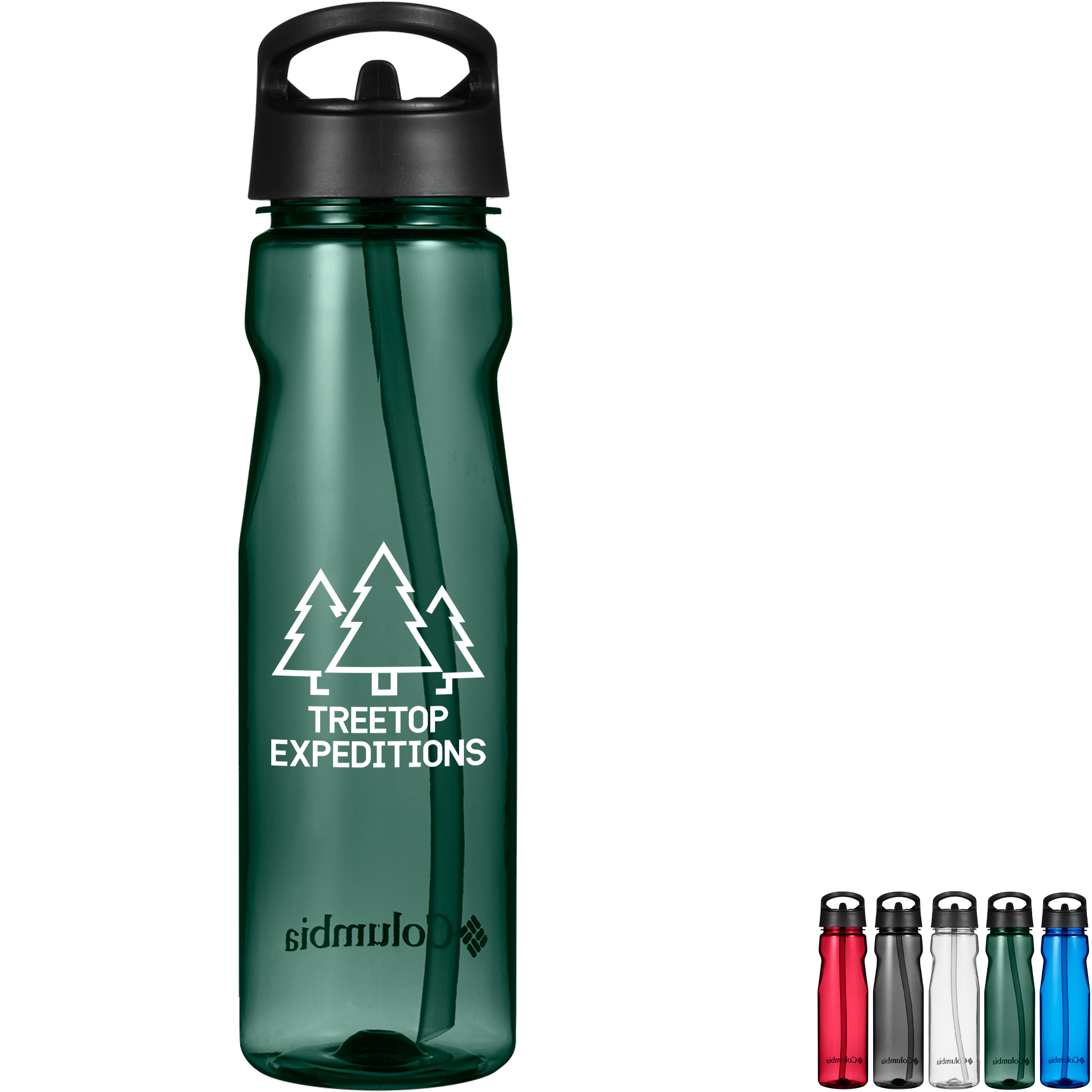 Product Photo 1 Columbia® Tritan Water Bottle w/ Straw Top, 25 oz.