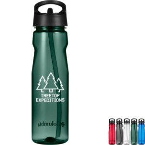 Columbia® Tritan Water Bottle w/ Straw Top, 25 oz. - PM8209