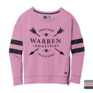 New Era® Tri-Blend Fleece Varsity Ladies' Crew - WJ6336