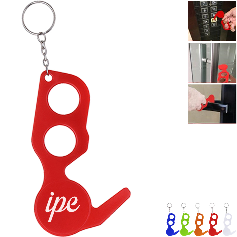 Product Photo 1 No-Touch Plastic Door Opener Tool Key Chain