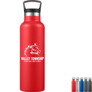 Columbia® Double-Wall Vacuum Bottle w/ Loop Top, 21 oz. - CLOSEOUT! - PM8214