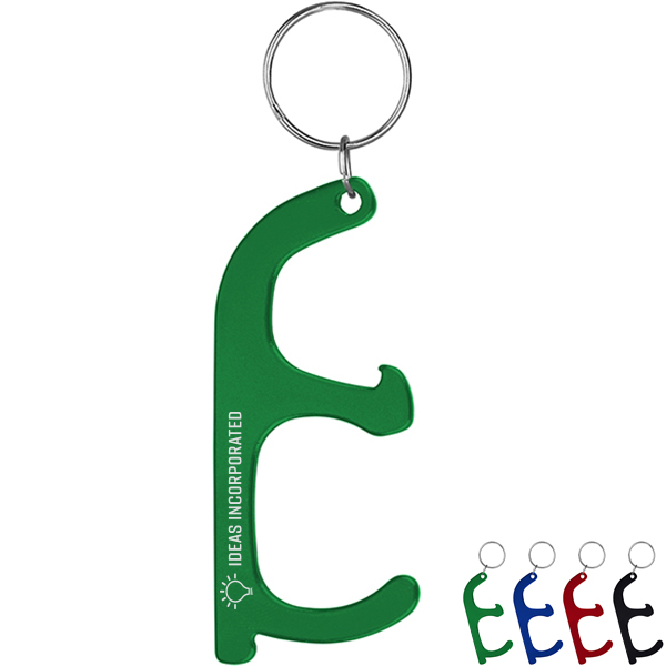 Product Photo 1 No-Touch Slim Aluminum Door Opener Tool w/ Bottle Opener