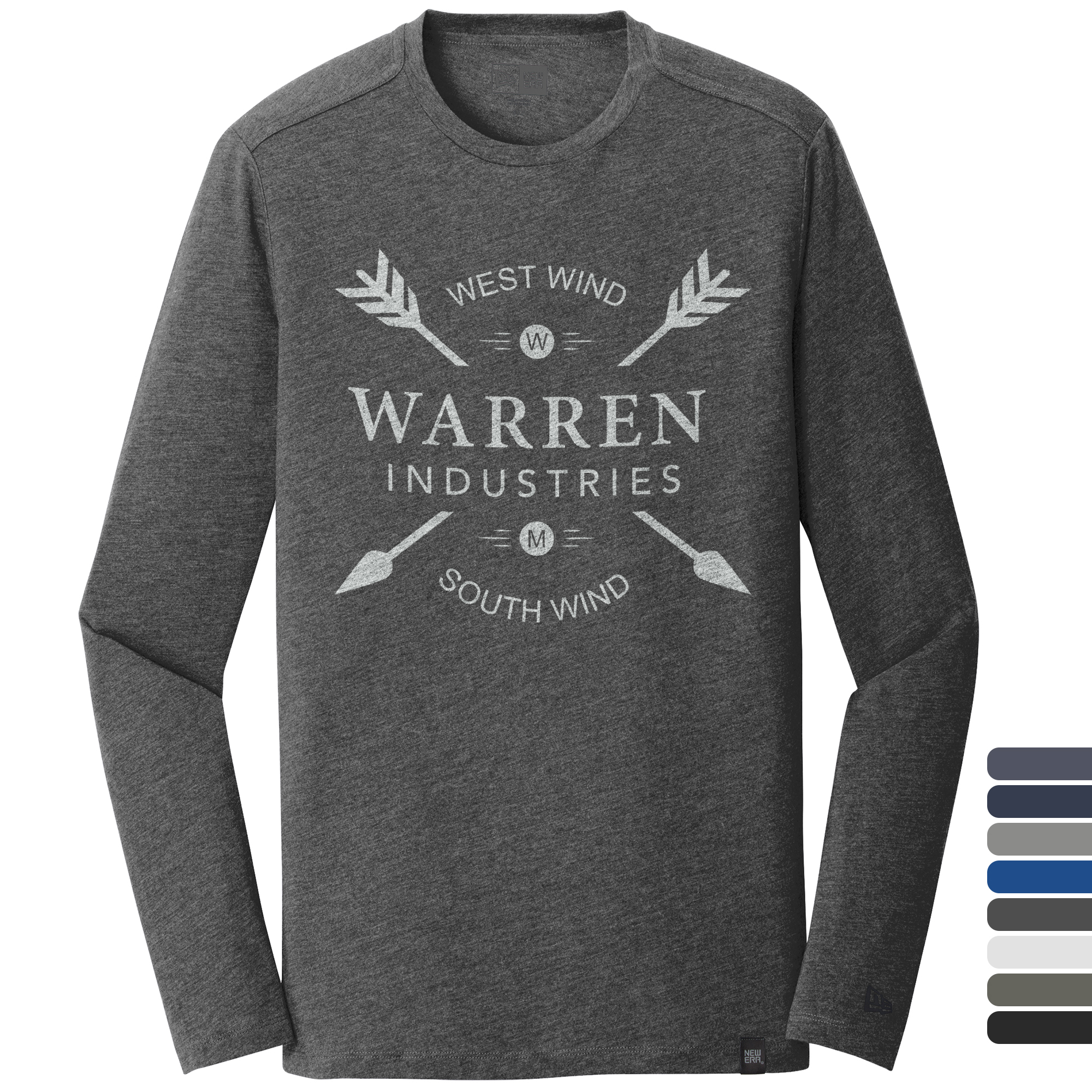 Product Photo 1 New Era® Heritage Blend Long Sleeve Men's Crew Tee