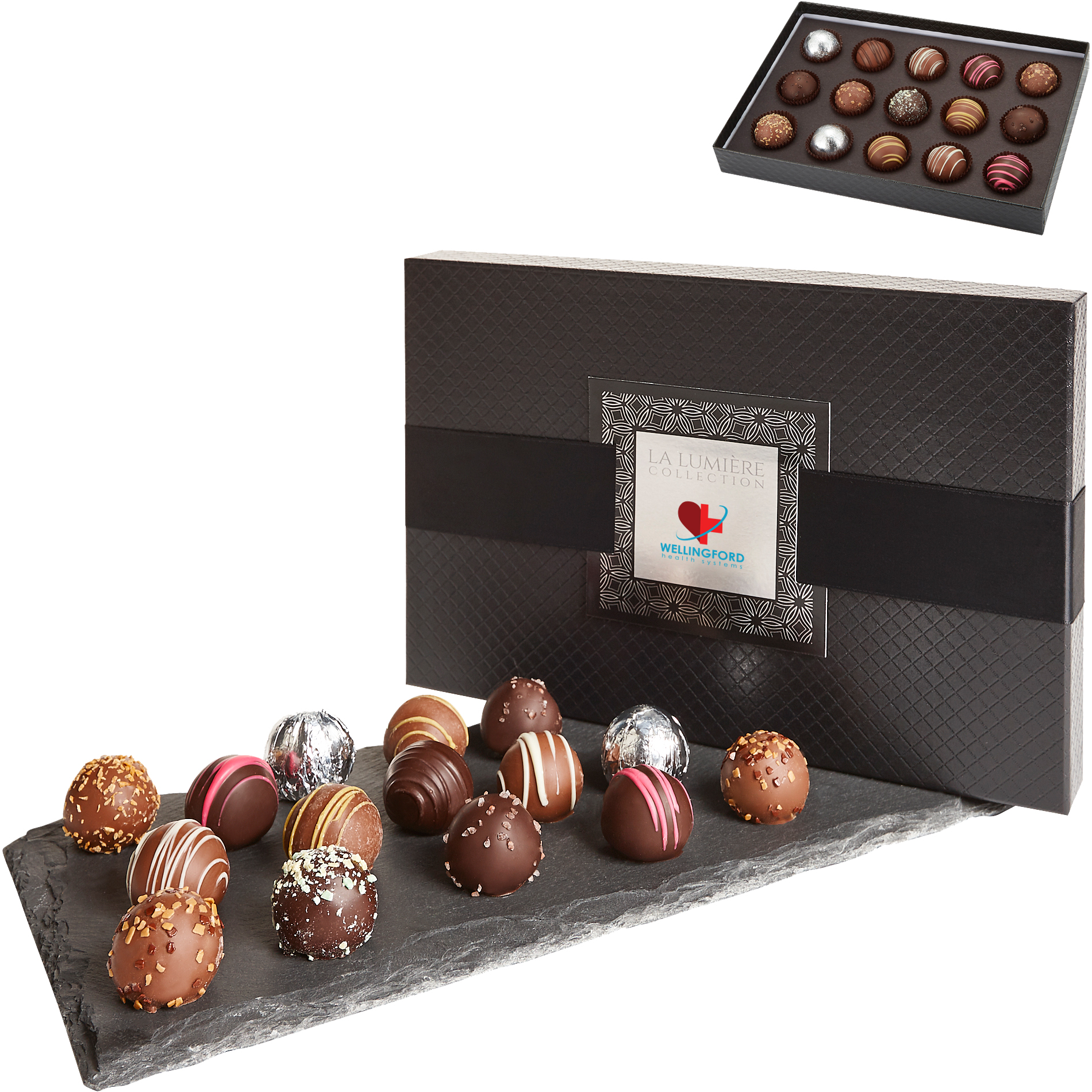 Product Photo 1 Signature 15 Piece Belgian Chocolate Signature Truffle Box w/ Buckle