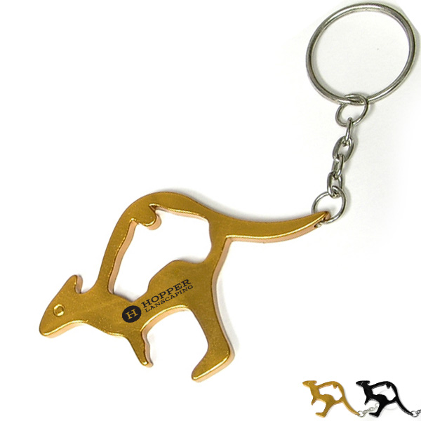 Product Photo 1 Kangaroo Aluminum Bottle Opener Key Chain