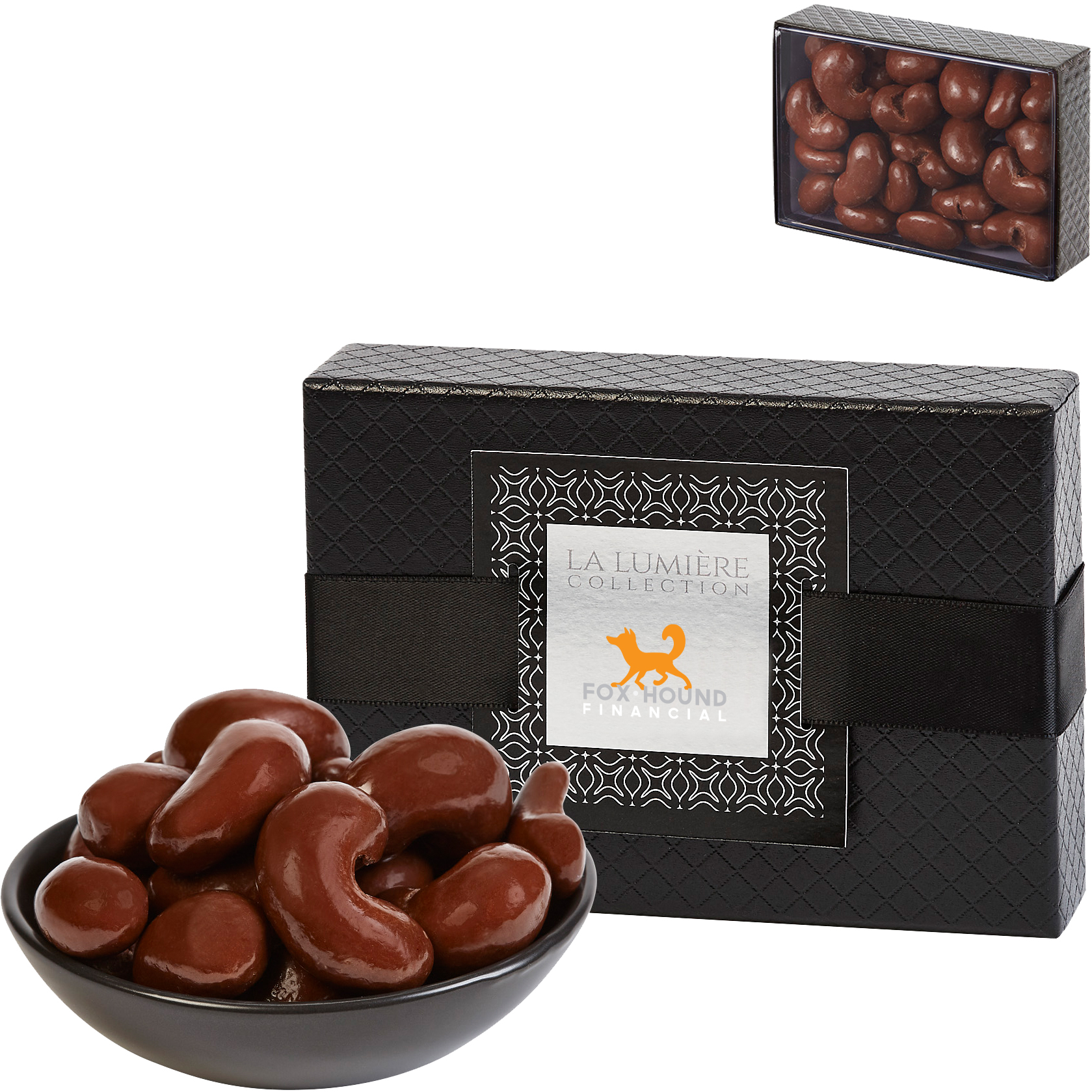 Product Photo 1 Elite Treats Milk Chocolate Sea Salt Cashews w/ Buckle Wrap