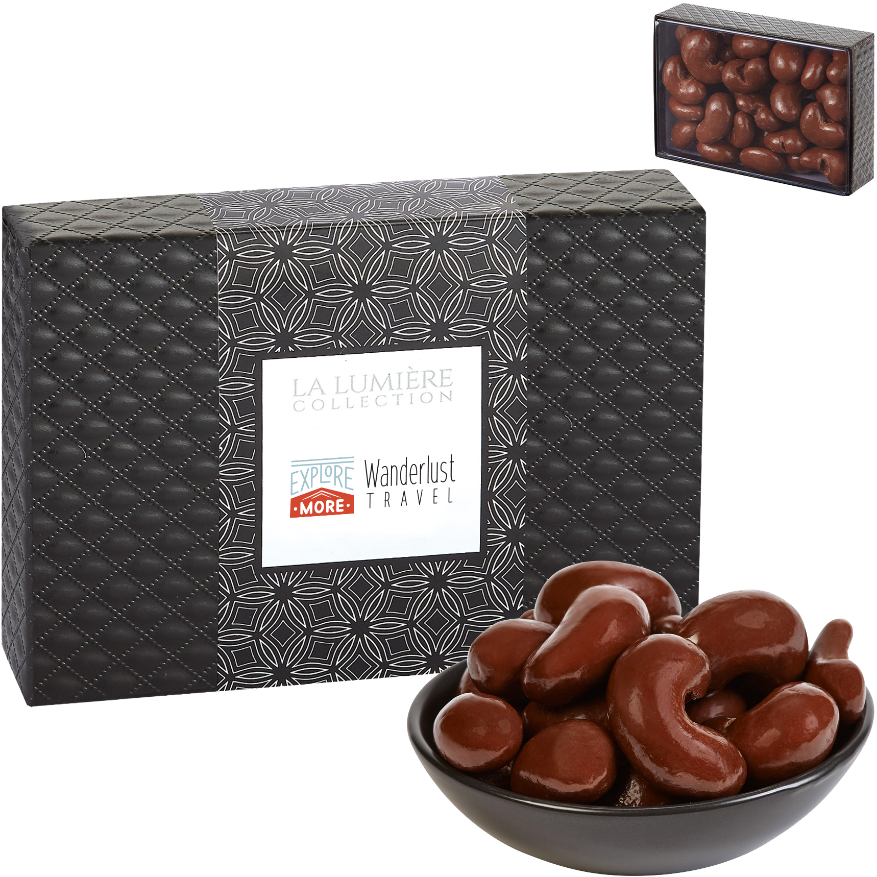 Product Photo 1 Elite Treats Milk Chocolate Sea Salt Cashews w/ Sleeve Wrap