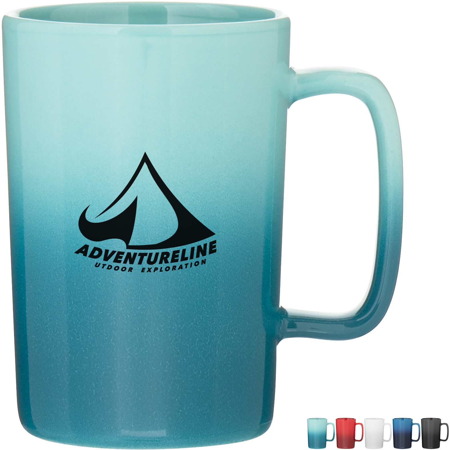 Product Photo 1 Rush Stoneware Mug, 14oz.