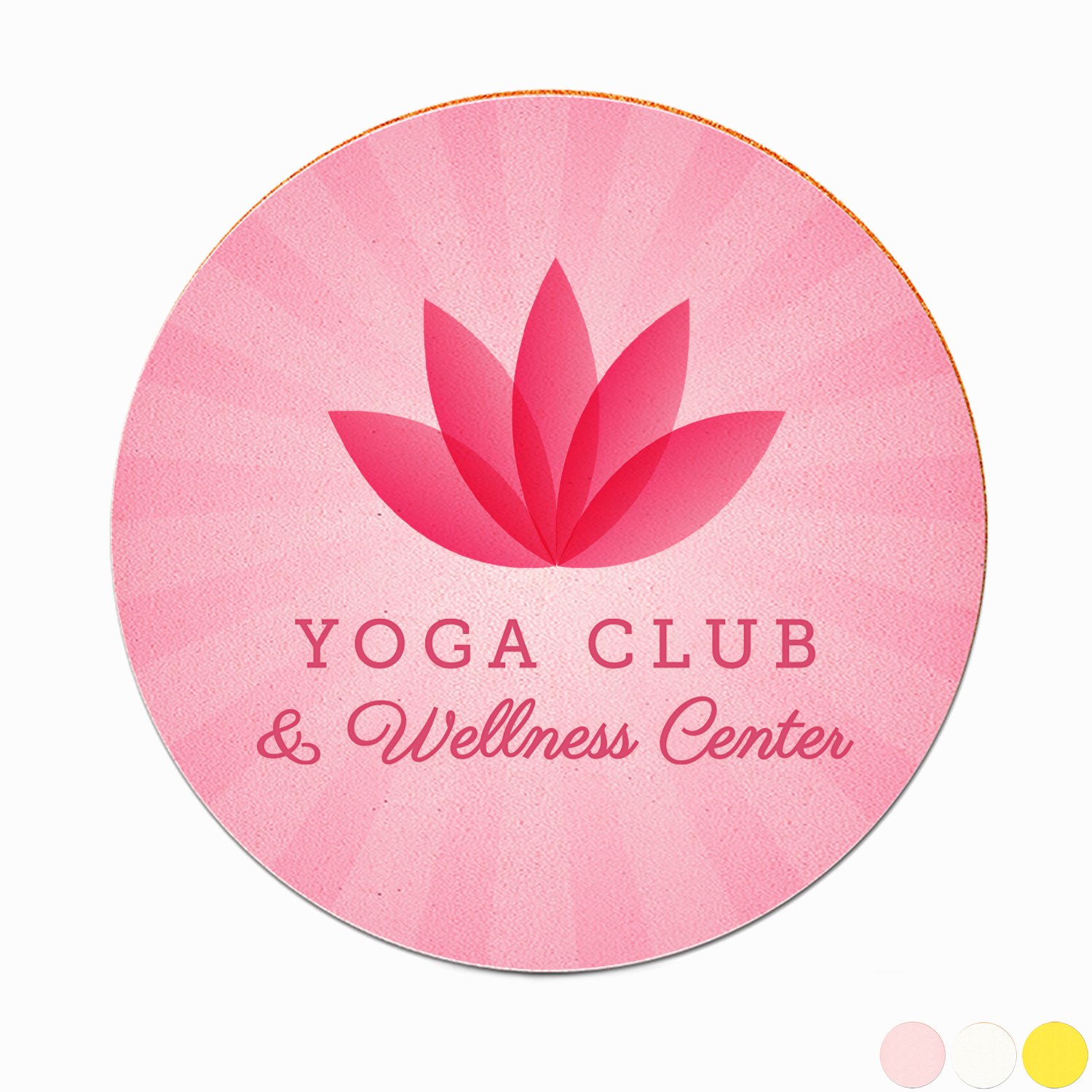 Product Photo 1 Round Shaped Emery Board, Full Color Imprint