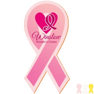 Ribbon Shaped Emery Board, Full Color Imprint - AD3061