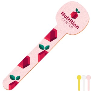 Horizontal Round Emery Board, Full Color Imprint - AD3066