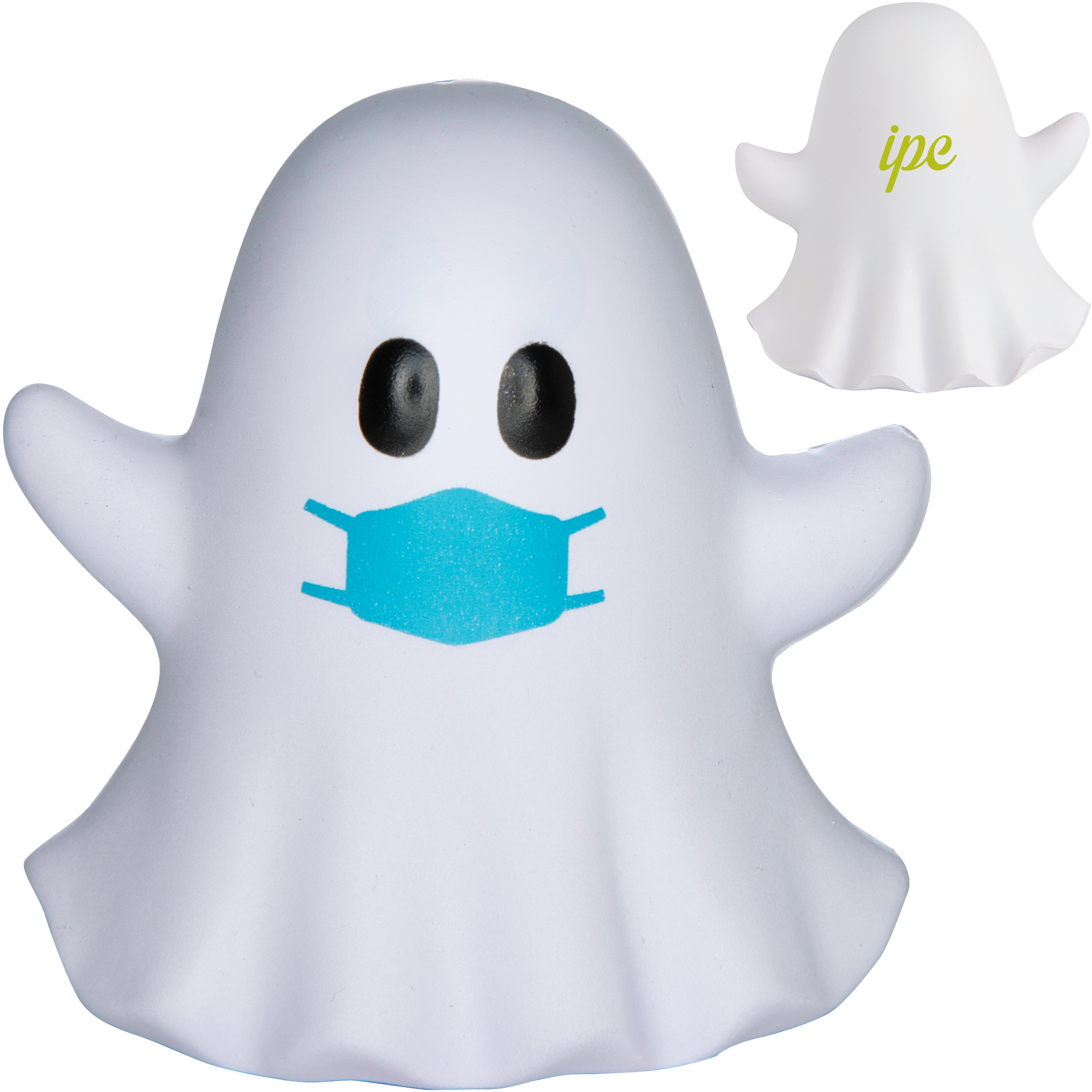 Product Photo 1 Ghost Emoji PPE Mask Stress Reliever