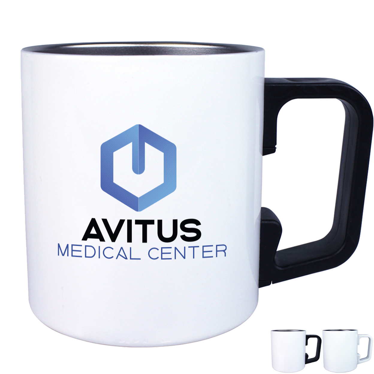 Product Photo 1 Revolution Stainless Steel Coffee Mug, 15oz., Full Color Imprint