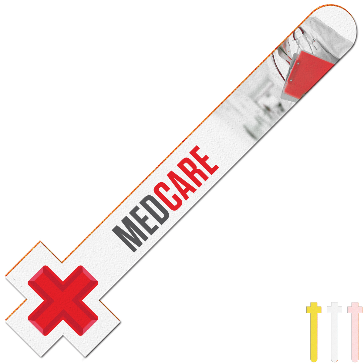 Product Photo 1 Horizontal Plus Sign/Cross Emery Board, Full Color Imprint