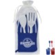 Chef's Therma-Grip Striped Oven Mitt, Silicone Spoon, and Spatula Combo