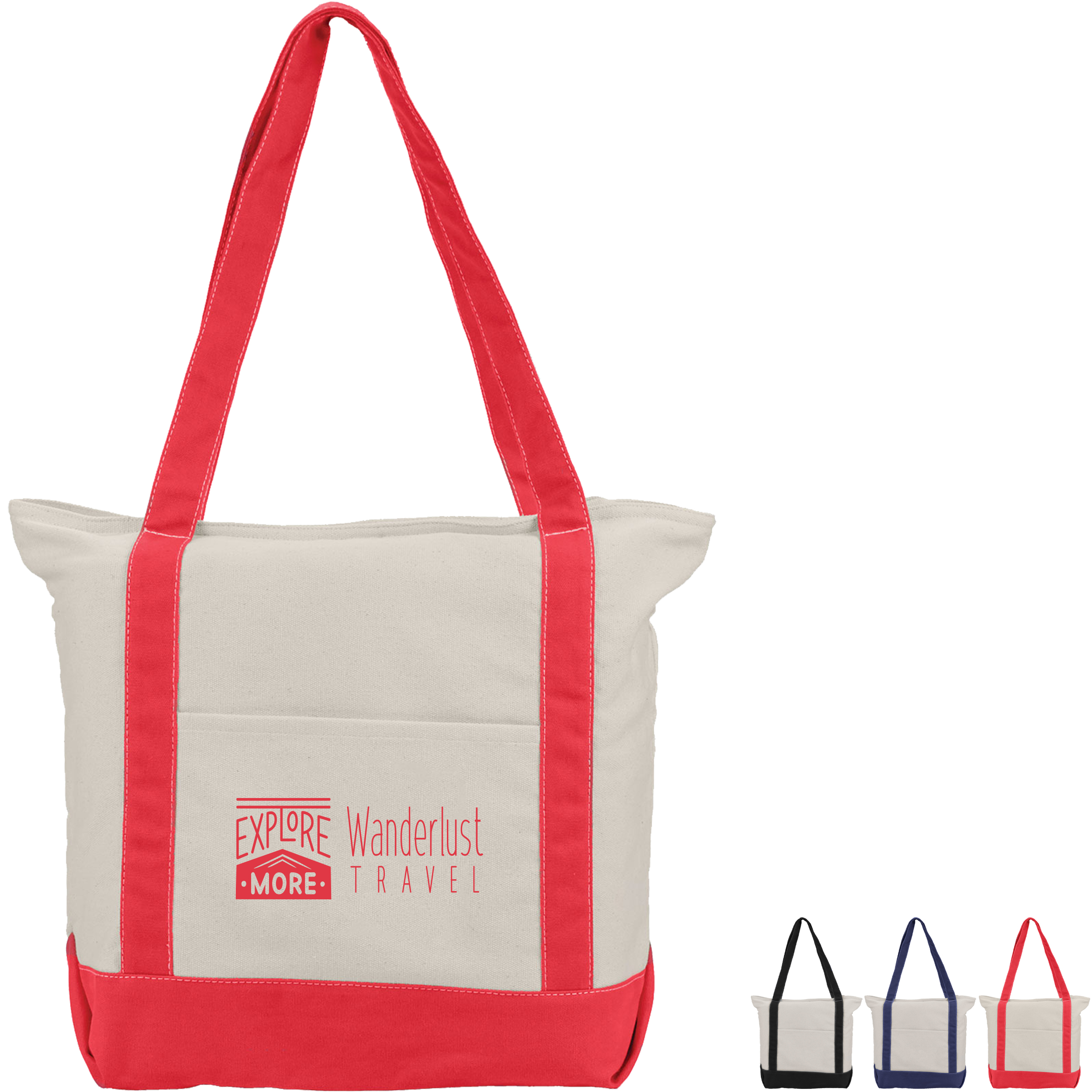 Product Photo 1 Zephyr Cotton Canvas Boat Tote Bag