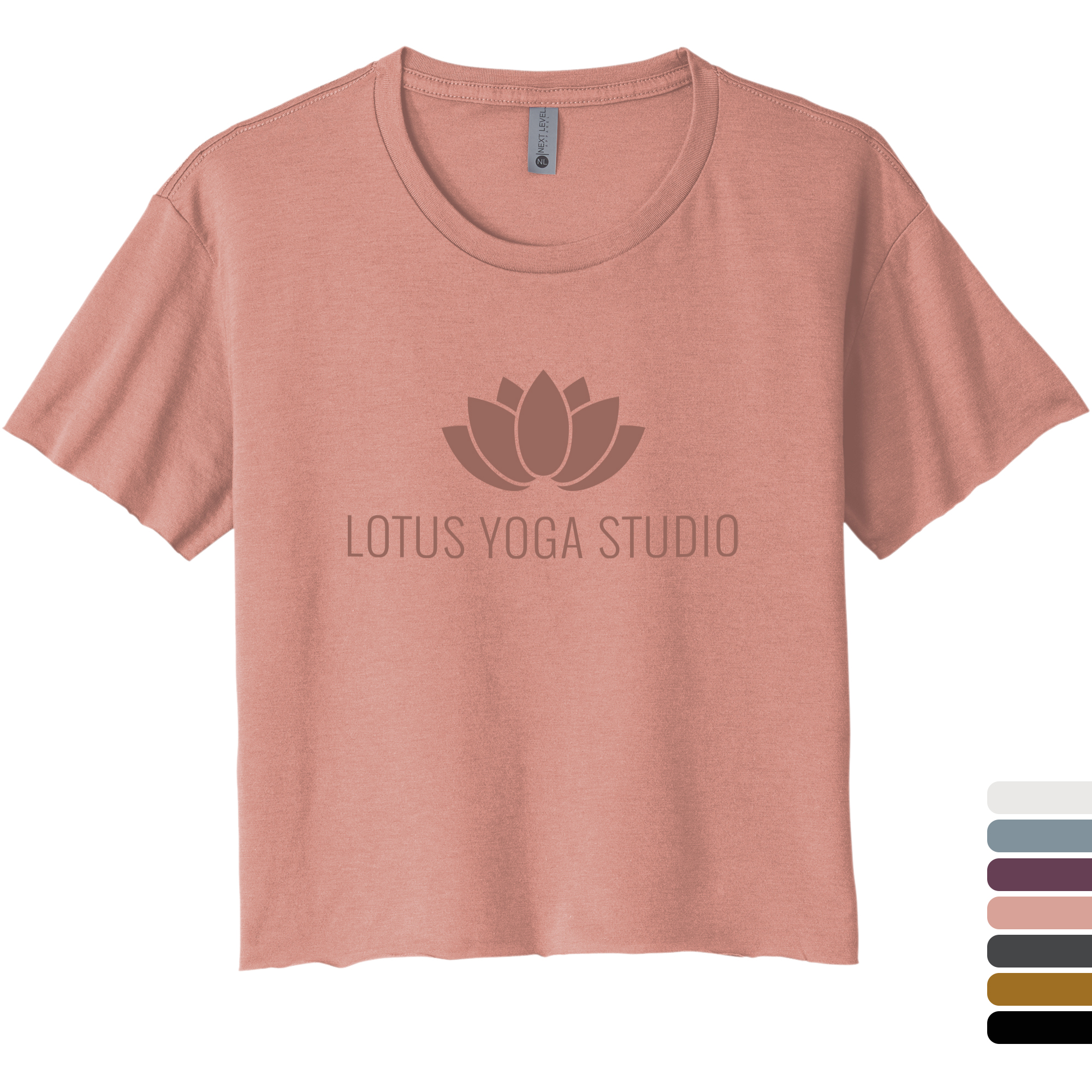 Product Photo 1 Next Level™ Festival Cali Poly/Cotton Ladies' Crop Tee